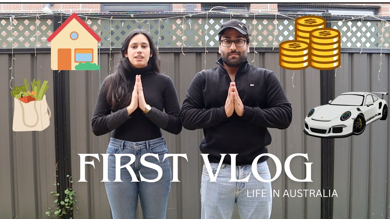 Our first vlog in Australia as Indian students .