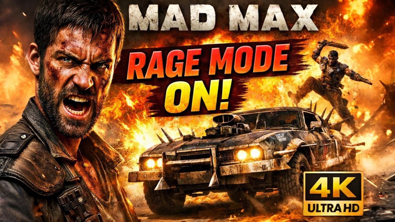 Mad Max Full Gameplay – Rage Mode ON! 💀 High Graphics 4K