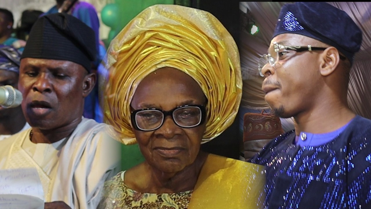 WOLI AGBA SPARKS MAJOR DRAMA @ DEACONESS  IBUKUN OLUFUNKE AGNES FASAWE(IYA AKIN )80TH BIRTHDAY PARTY
