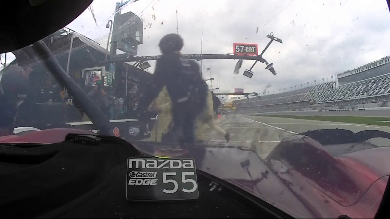 2019 Daytona Rolex 24 - Mazda DPi Onboard - Day to Night