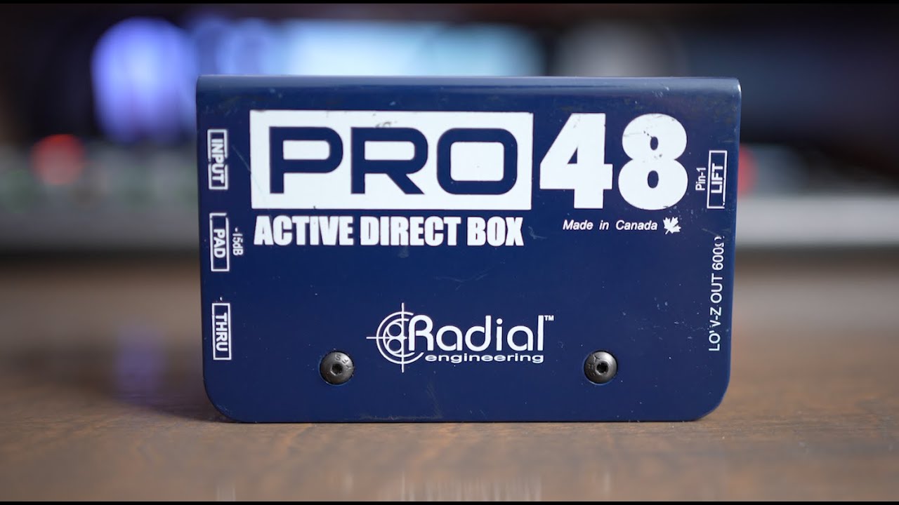 Radial Pro 48 Active Direct Box Review: Great Active 48V Pro Grade Direct Box!