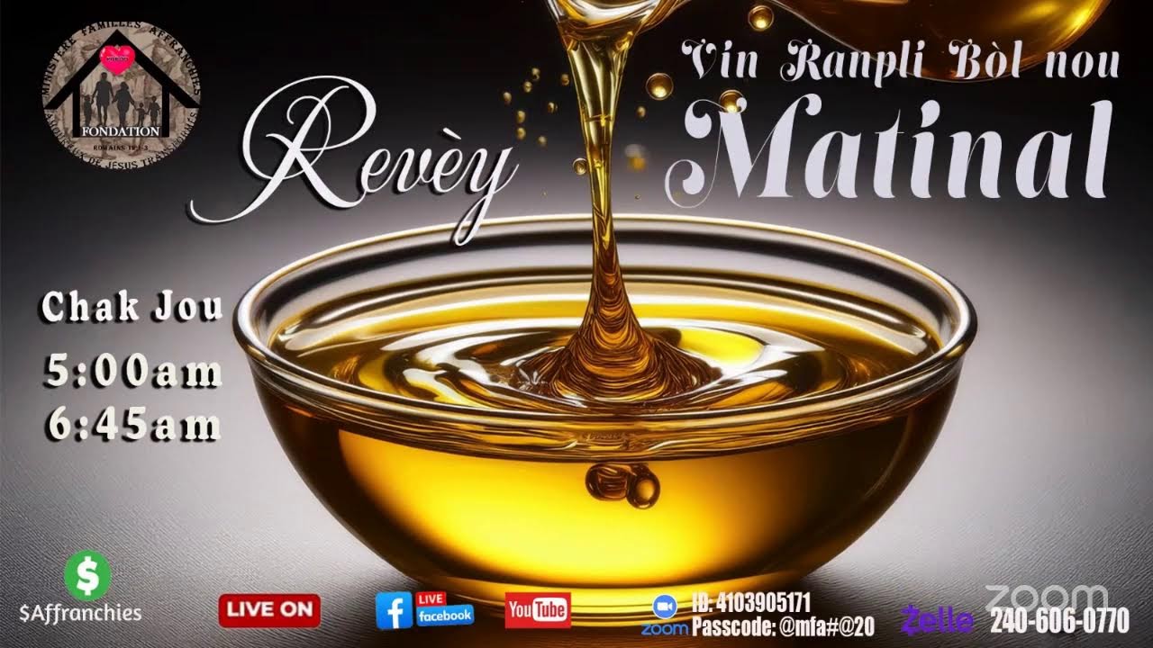 REVÈY MATINAL / VINI RANPLI BÒL NOU