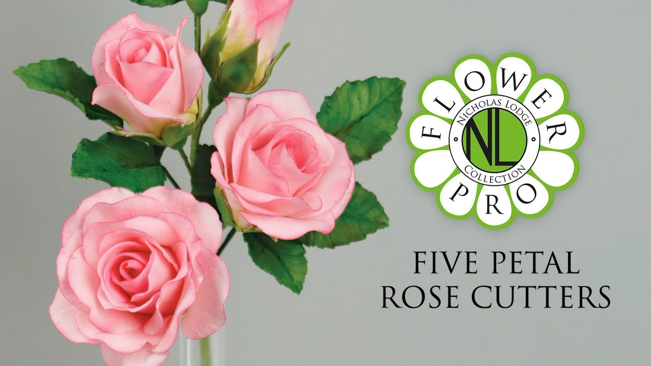 Flower Pro Five Petal Rose Cutters