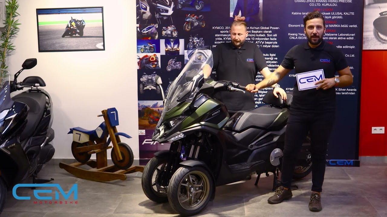 YENİ KYMCO CV3 MODELİNİ SİZLER İÇİN İNCELEDİK.