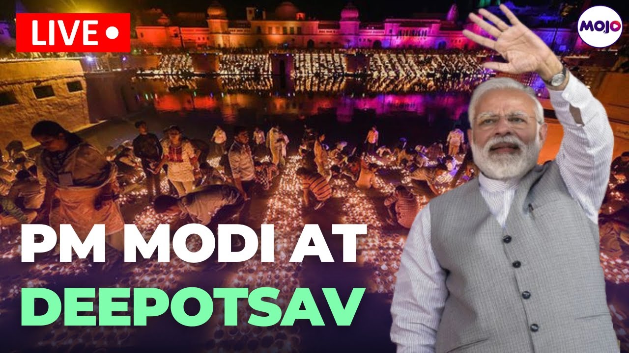 LIVE | PM Modi Attends Ayodhya Deepotsav Celebrations With UP CM Yogi Adityanath