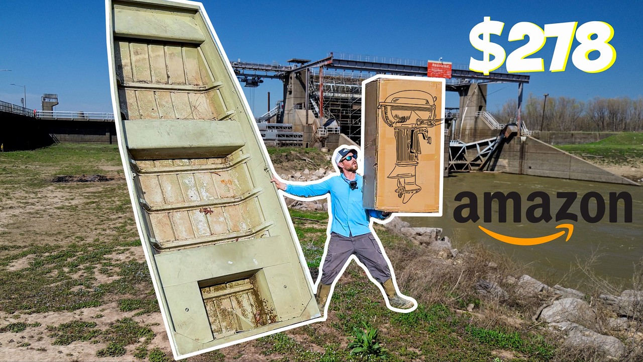 Я купил САМЫЙ ДЕШЕВЫЙ подвесной мотор на Amazon!!! (А потом отвёз его на РЕКУ!)