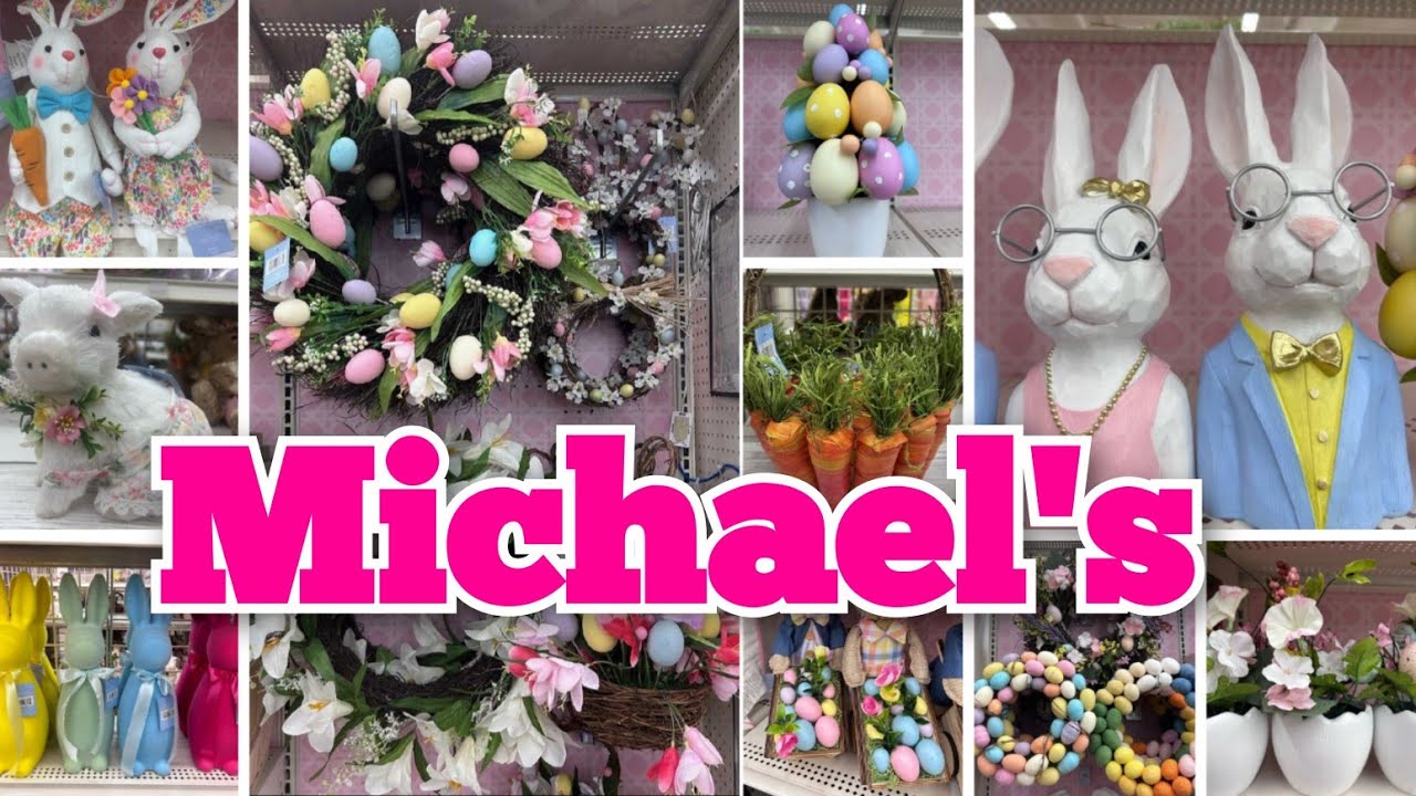 Michael's 60% OFF!! Easter 2024 Preview Shop With Me!! All New Amazing Finds!! Valentine's Decor!!