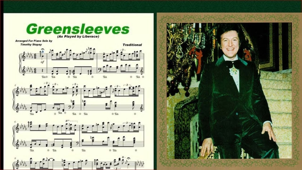 Greensleeves (Liberace) Piano Transcription