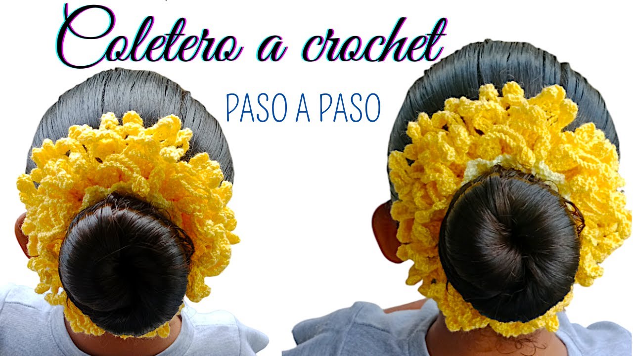 ❤❤💖 EL MEJOR y hermoso coletero tejido a crochet EN SOLO 7 MINUTOS tejida TODAS QUIEREN UNO