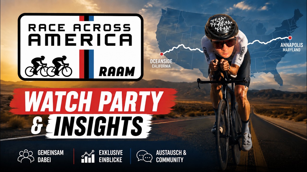 RACE ACROSS AMERICA WATCHPARTY & Insights/ Joshua Ehler