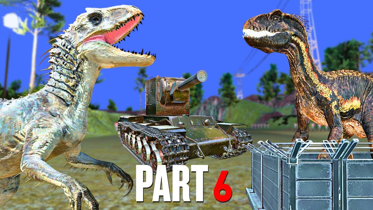 Indominus Rex Rescues Indoraptor Captured by Soldiers | Part 6
