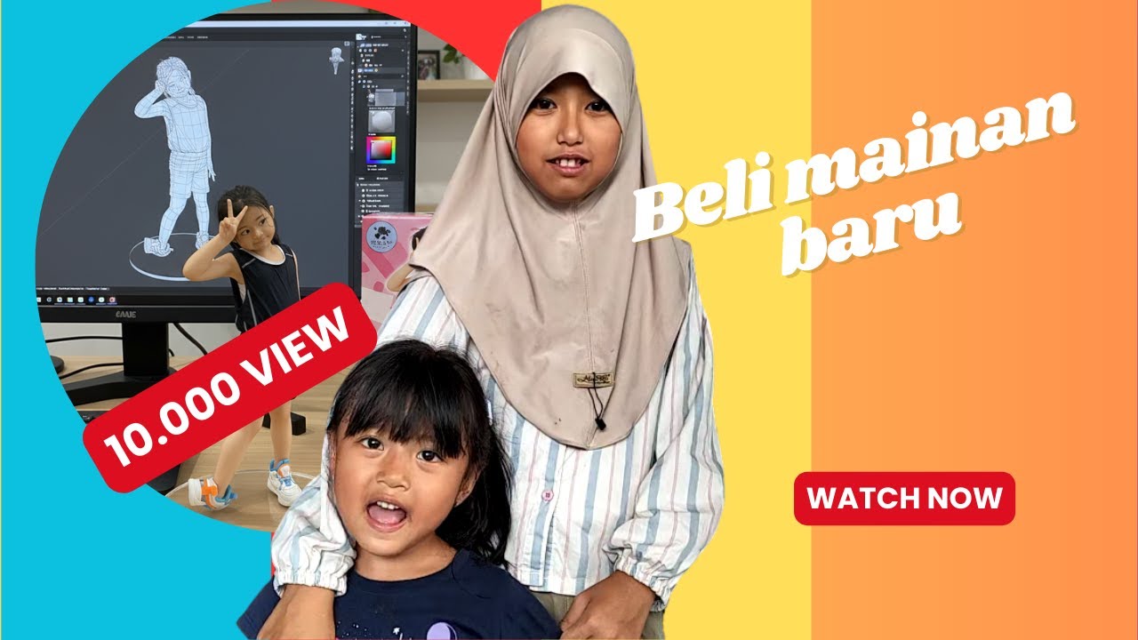 khodijah dan arika Beli Mainan Seru di Toko