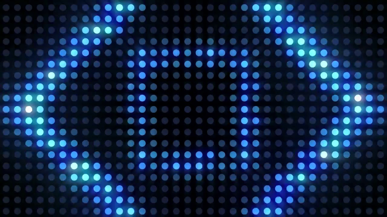 Easy Worship Background - Blue Blinking Lights