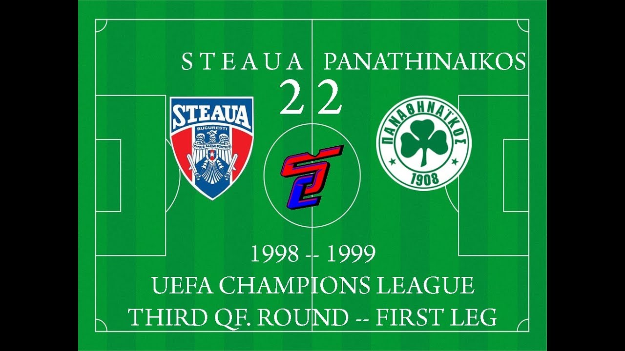 Steaua 2-2 Panathinaikos Atena (1998/1999 UCL)