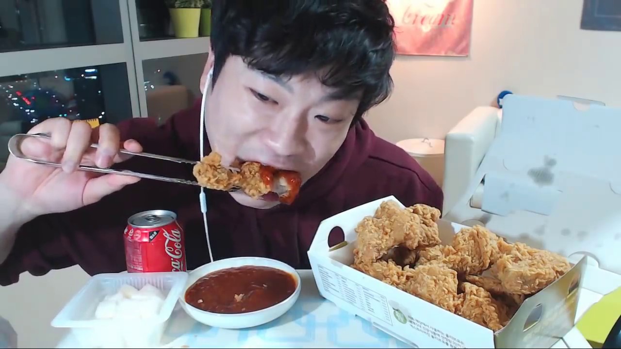 [BBQ후라이드]를 [처갓집양념]에 찍어먹으면!?!? 소프