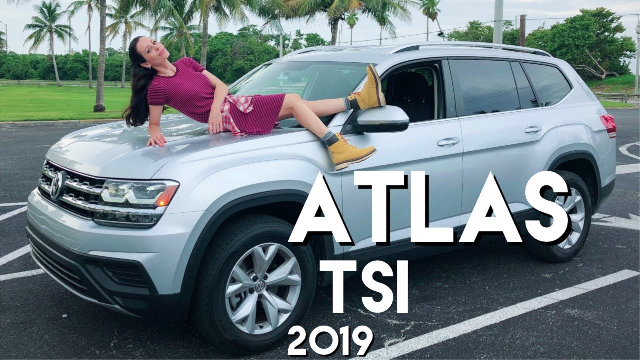 Rolé de VW ATLAS 2019 em MIAMI BEACH. Versão MAIS BARATA com motor 2.0 turbo!