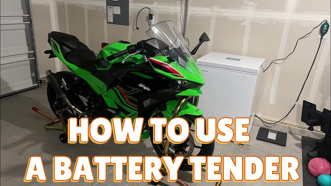 HOW TO USE A BATTERY TENDER ON A MOTORCYCLE