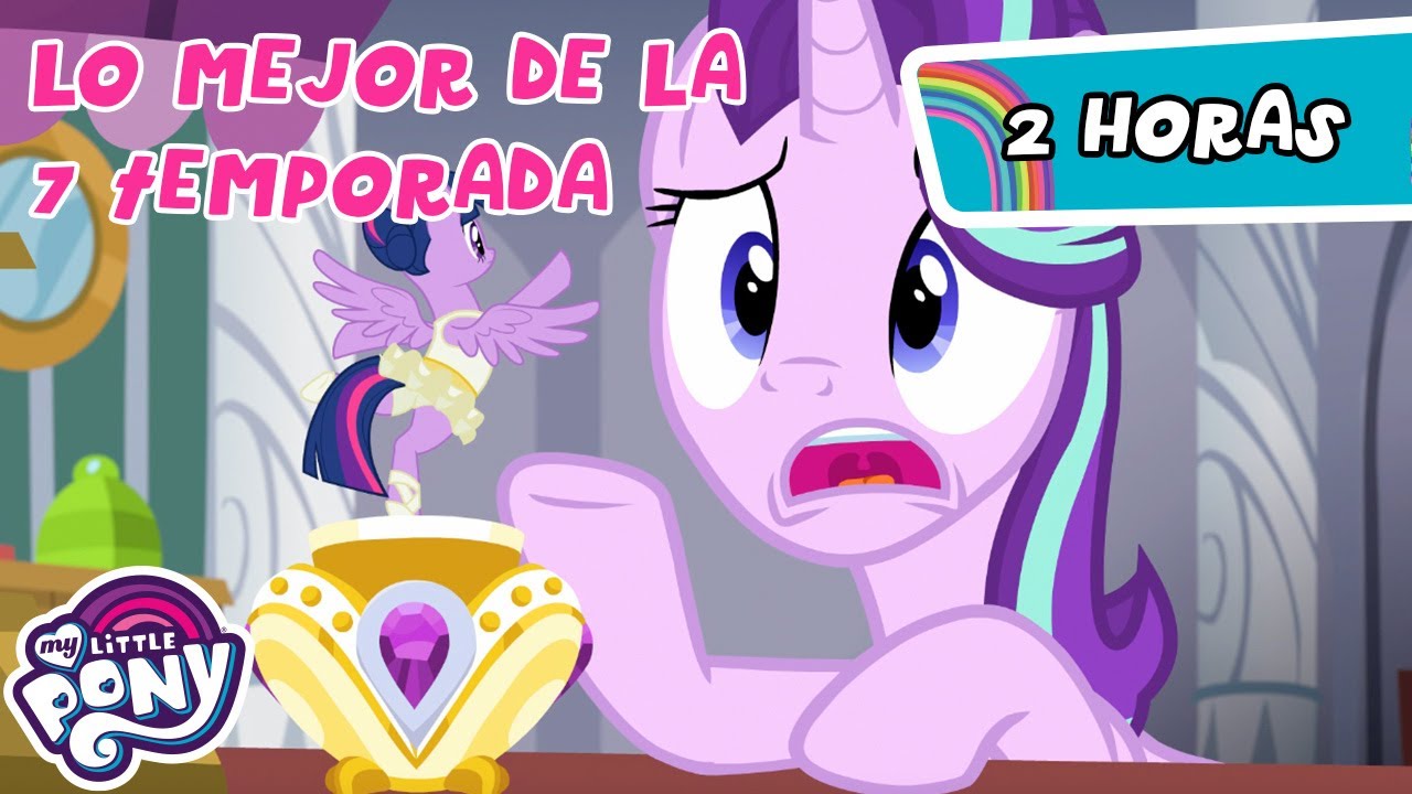 My Little Pony en español 🦄La magia de la amistad: Lo Mejor De La 7 Temporada | FiM 2 Horas |