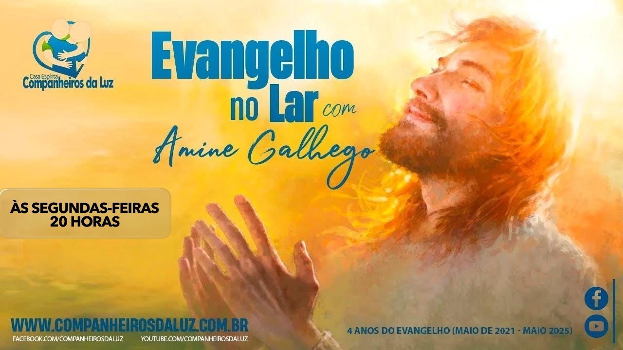 244ª LIVE DO EVANGELHO NO LAR “JESUS E O CÓDIGO DE CONDUTA MORAL PARA A HUMANIDADE”
