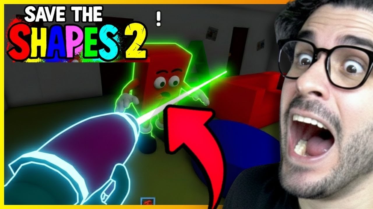 SE USAR A ARMA LASER NOS SHAPES DO CAPITULO 2 *SAVE THE SHAPES*  CAPITULO 1 MASCOT HORROR