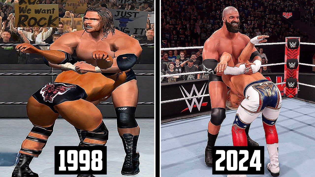The Evolution of Pedigree in WWE Games !!! (1998 - 2024)