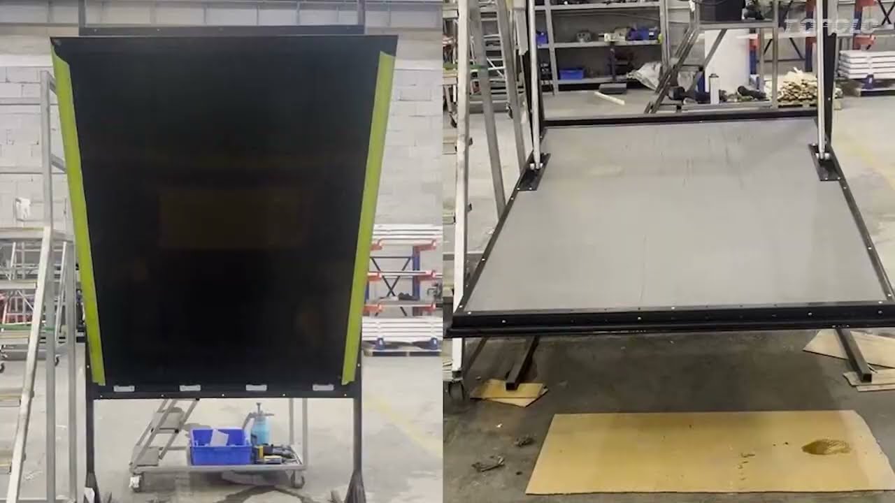 Non Slip Gravel Surface Camping RV Ramp Doors