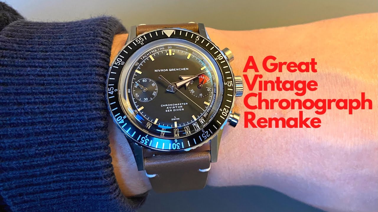The NIVADA GRENCHEN Chronomaster Is A Great Mechanical Chronograph Relaunch