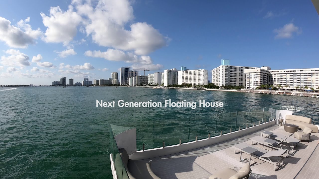 ARKUP #1 is now for SALE- the Next Generation Floating Luxury House in Miami Beach