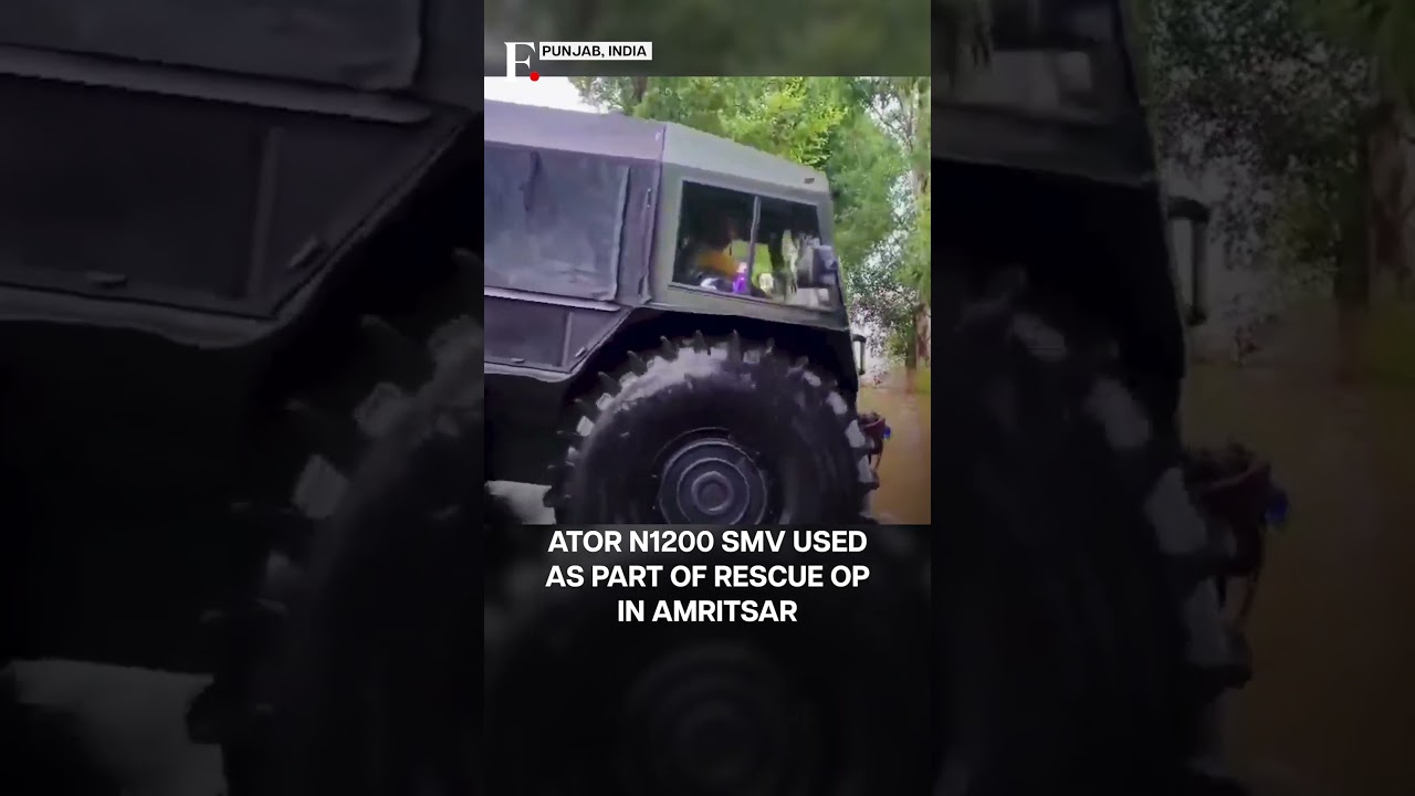 Watch: Indian Army's Specialist Mobility Vehicle In Action In Flood-Hit Amritsar, Punjab | N18G
