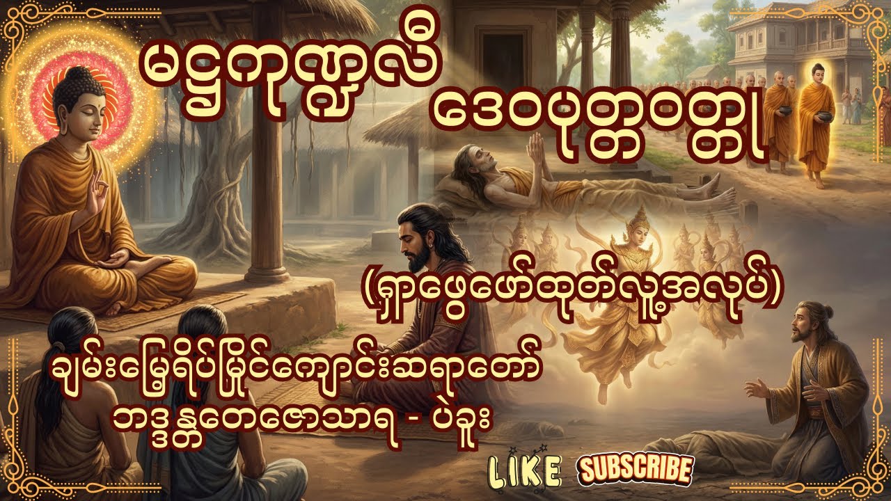 မဋ္ဌကုဏ္ဍလီ ဒေဝပုတ္တဝတ္တု တရားဒေသနာတော် - ချမ်းမြေ့ရိပ်မြိုင်ကျောင်းဆရာတော်- ဘဒ္ဒန္တတေဇောသာရ - ပဲခူး