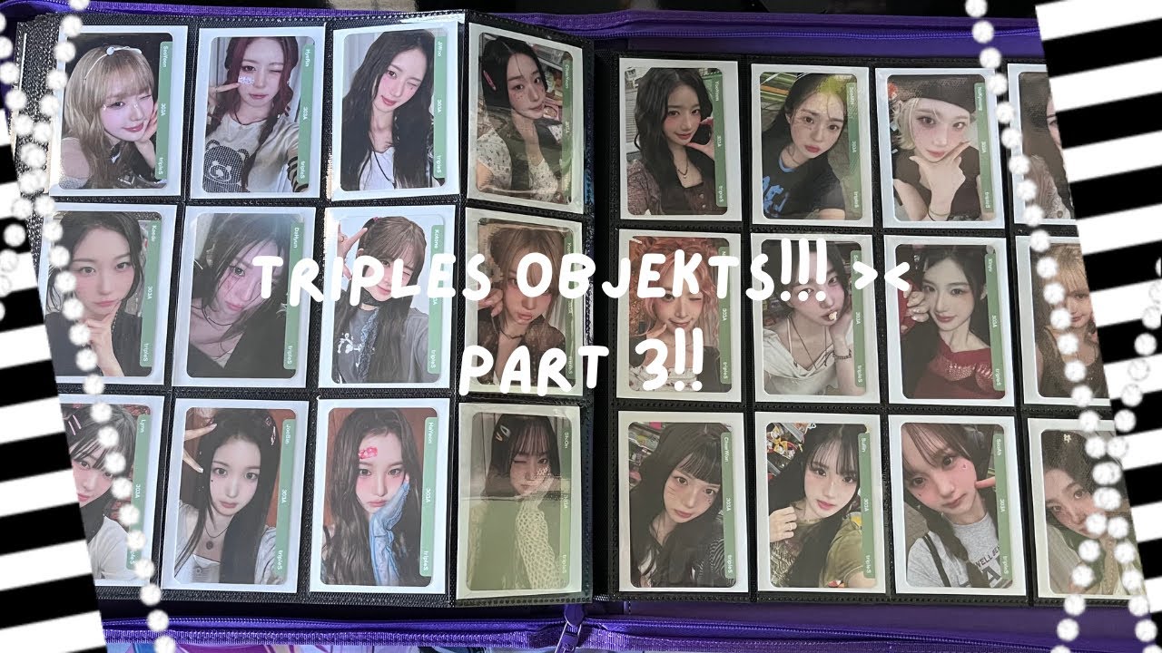 storing photocards #8 ♡ yet another tripleS ot24 objekt special + cheki