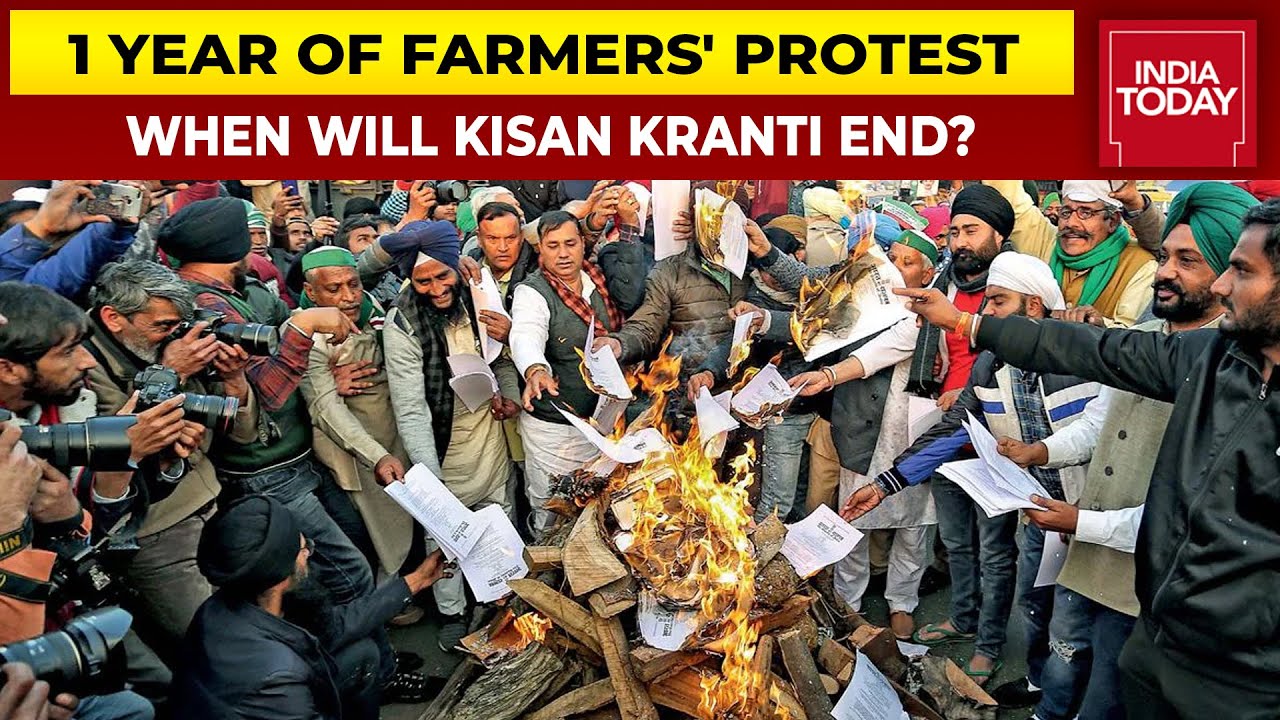 Farm Laws Scrapped: Farmers' Protest Marks One Year; Farmers Demand To Bring Bills On MSP