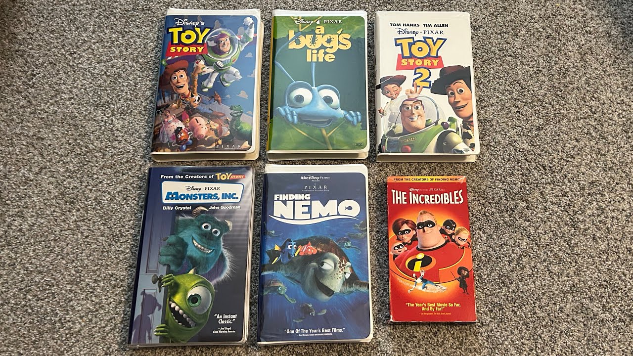Моя коллекция видеокассет Disney/Pixar: выпуск 2025 года