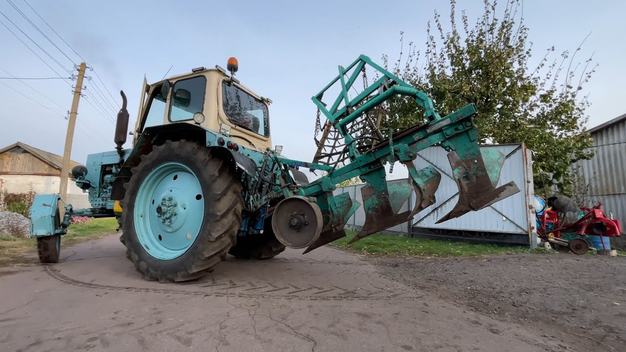 Оранка ЮМЗ не ПІШЛА⛔ Готуємо площу під посів Суданки👍 Трактор ЮМЗ 6 в роботі 🚜