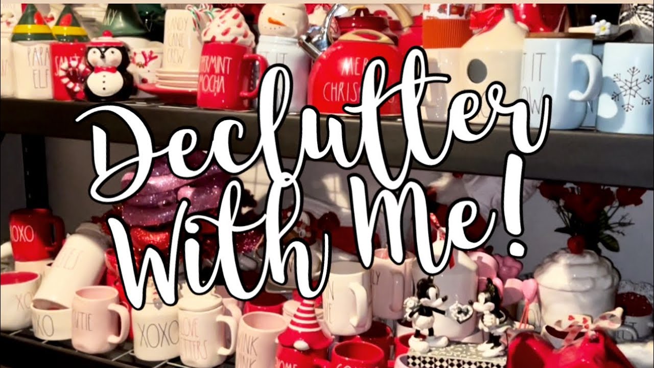 HUGE CHANGE TO THE CHANNEL! 😳 | DECLUTTER AND ORGANIZE MY RAE DUNN | DECLUTTER 2023