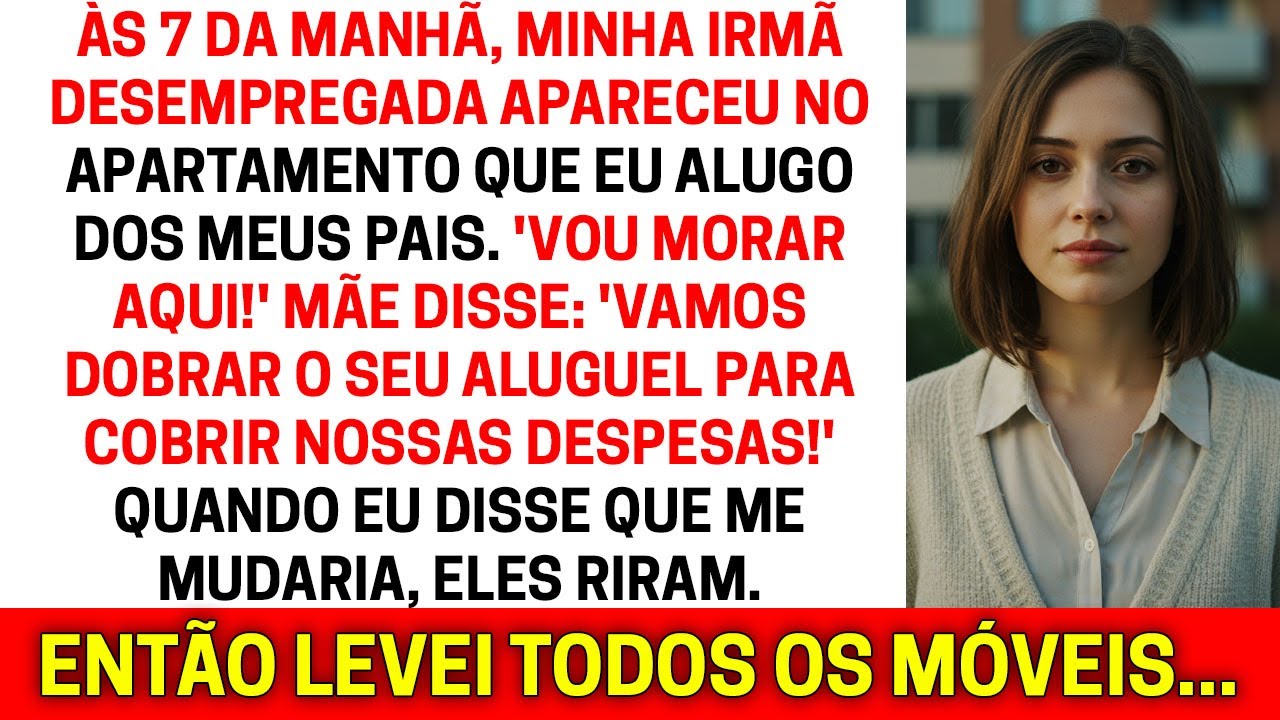 Minha irmã desempregada bateu à porta e disse: “Vou morar aqui!” — minha mãe confirmou sua decisão.