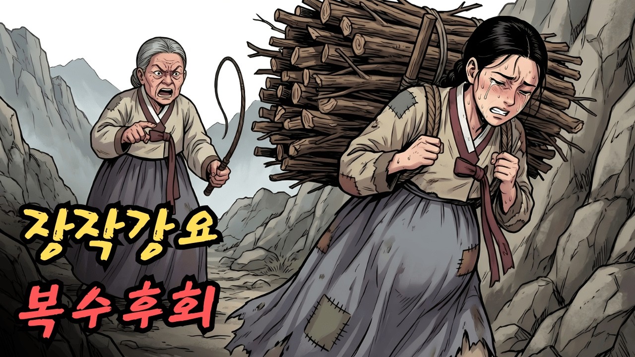 시어머니는 임신한 며느리를 숲으로 보내 장작을 나르게 했지만, 며느리의 복수로 시어머니는 자신의 행동을 후회하게 되었다. |민담 |전설 |설화 |옛날이야기 |오디오북