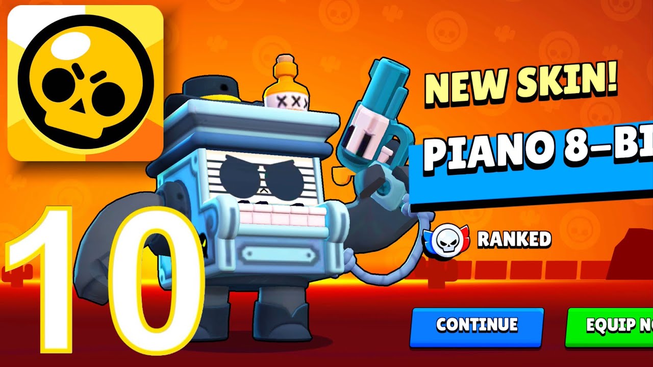 Brawl Stars - Gameplay Walkthrough Part 9 Piano 8-Bit (IOS ANDROID)