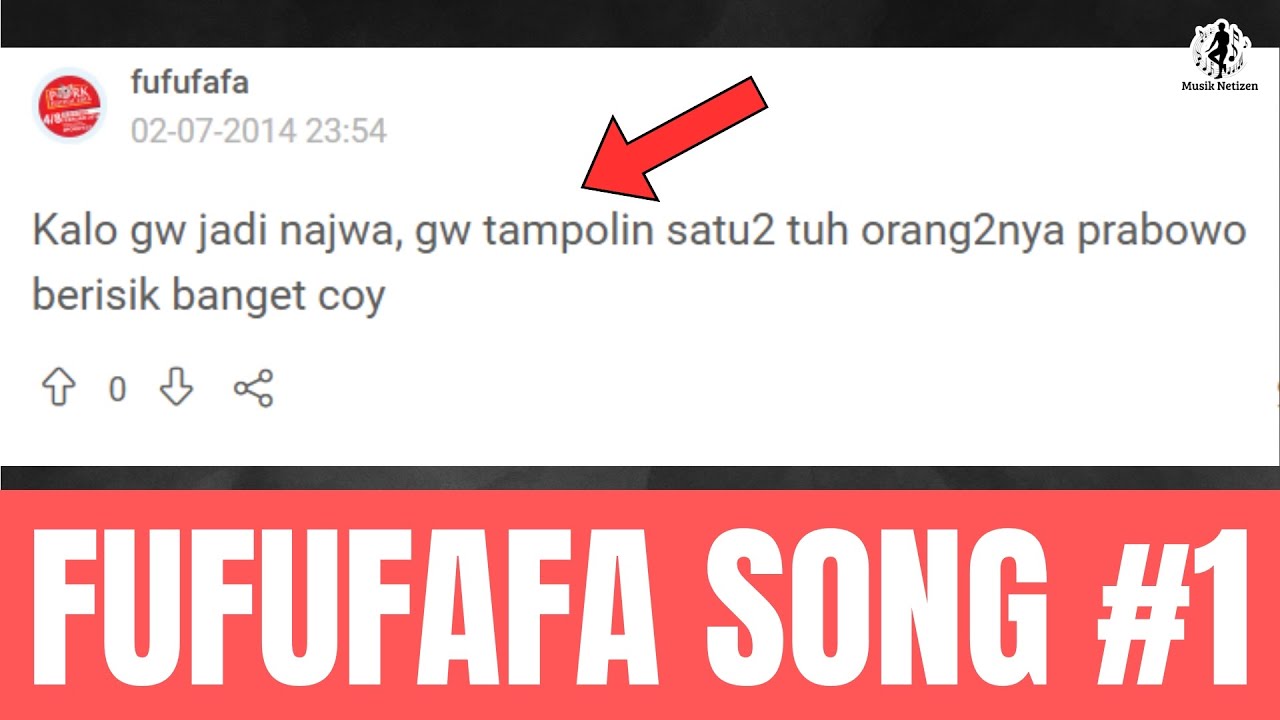 fufufafa pengen nampol orang