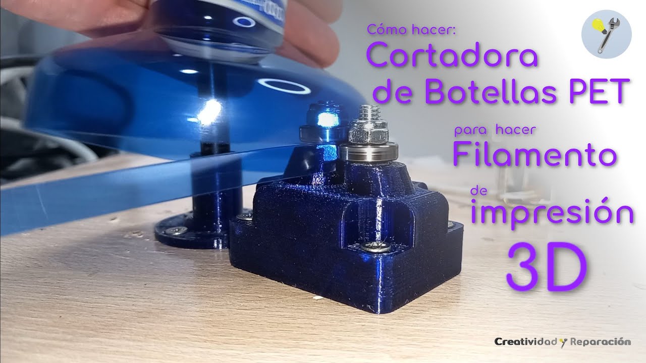 Cómo hacer: Cortadora de botellas PET para hacer filamento de impresión 3D