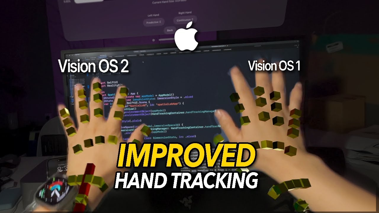 Революционное отслеживание движений рук &mdash; Vision OS 2 &mdash; Apple Vision Pro