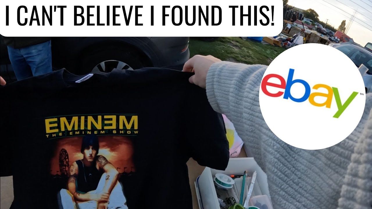 This T-shirt grail paid for my ENTIRE weekend! UK Car Boot Sale Trip To The Thrift