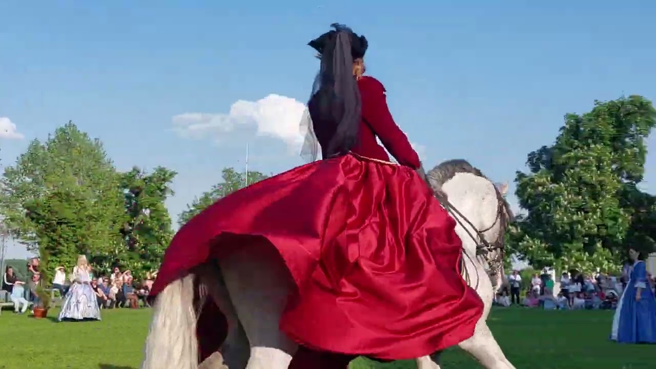 Ples s konjima u dvorcu Eltz, Vukovar, Hrvatska - Horse dance at castle Eltz, Vukovar, Croatia