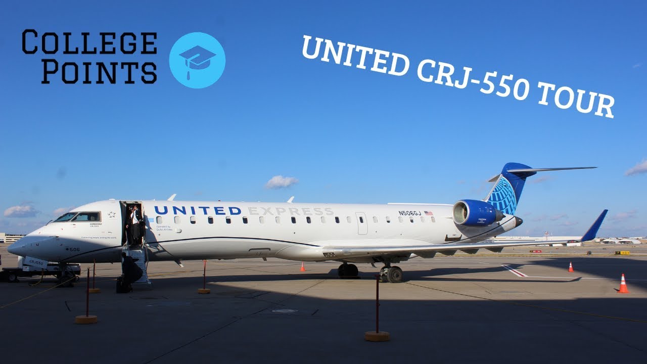 United Airlines Bombardier CRJ-550 – Tour