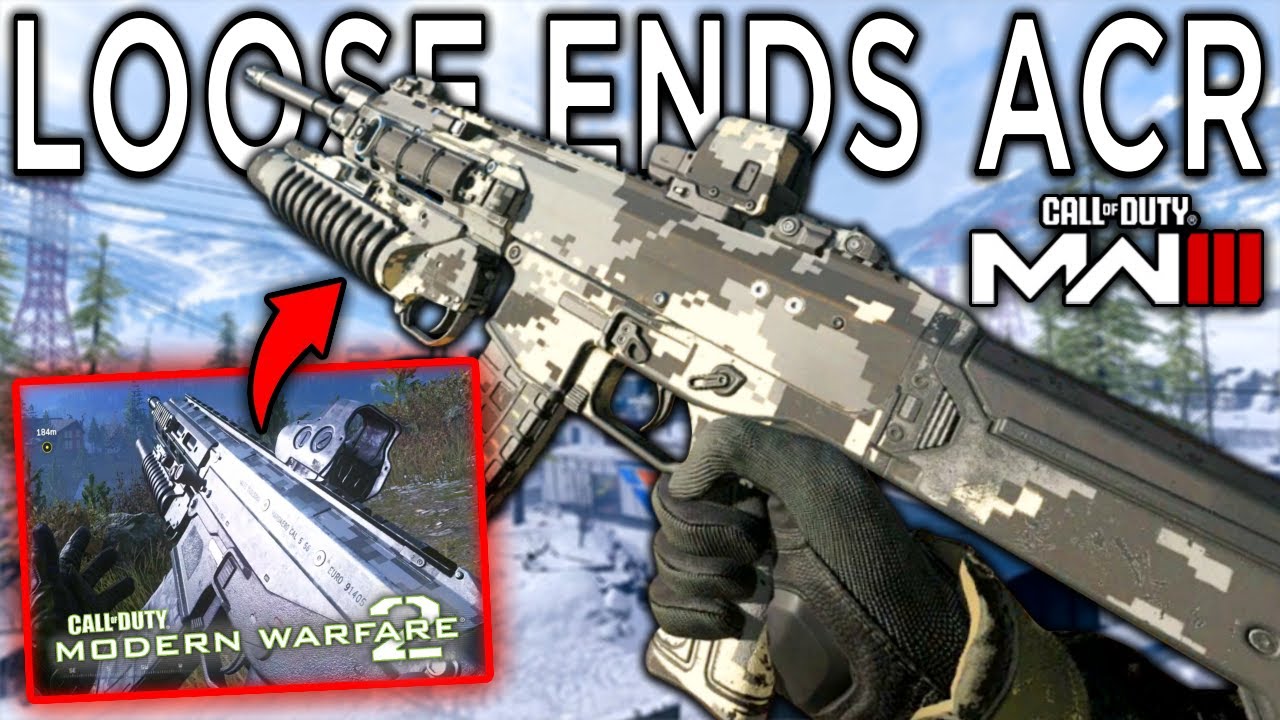 MW2 OG: неясные моменты в экипировке ACR в многопользовательском игровом процессе Modern Warfare 3