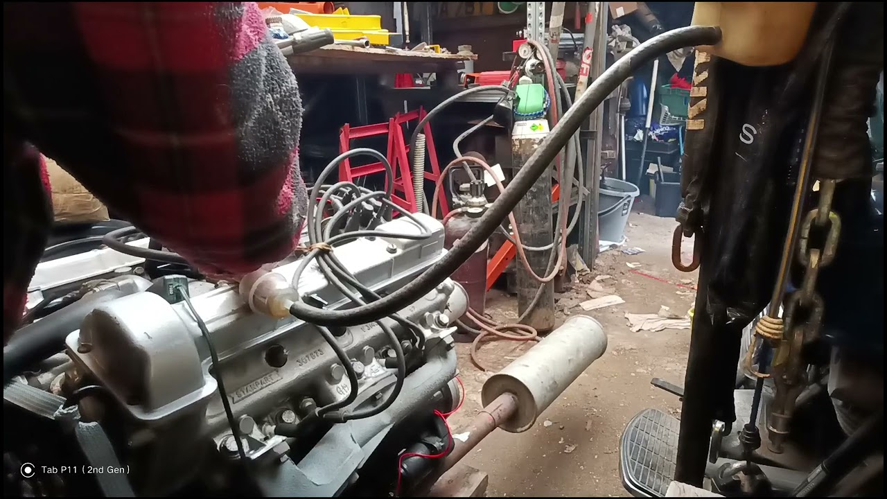 Triumph stag engine first start 1971