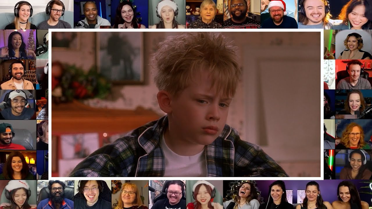 Kevin is left alone at home | Home Alone : 1990 | Reaction Mashup