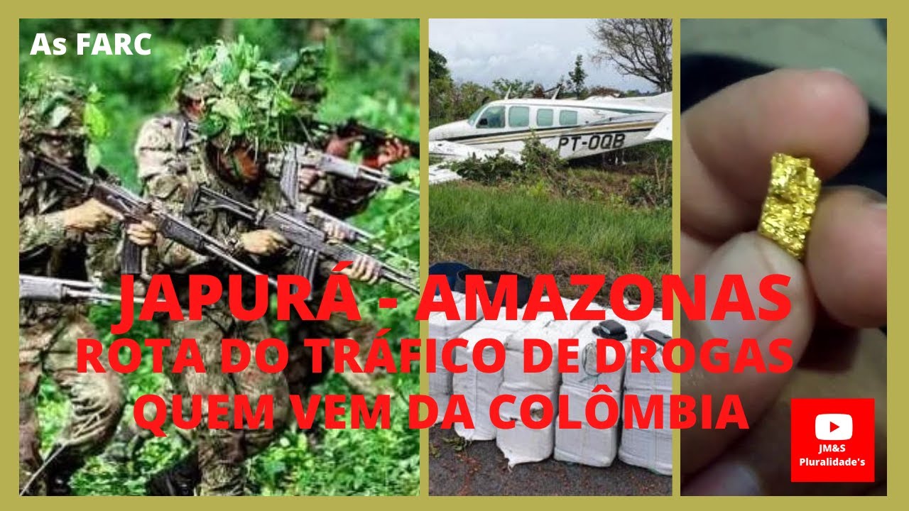 JAPUR&Aacute; ( AMAZONAS ) - GARIMPO ILEGAL E ROTA DO TR&Aacute;FICO DE DROGAS QUE VEM DA COL&Ocirc;MBIA - As FARC