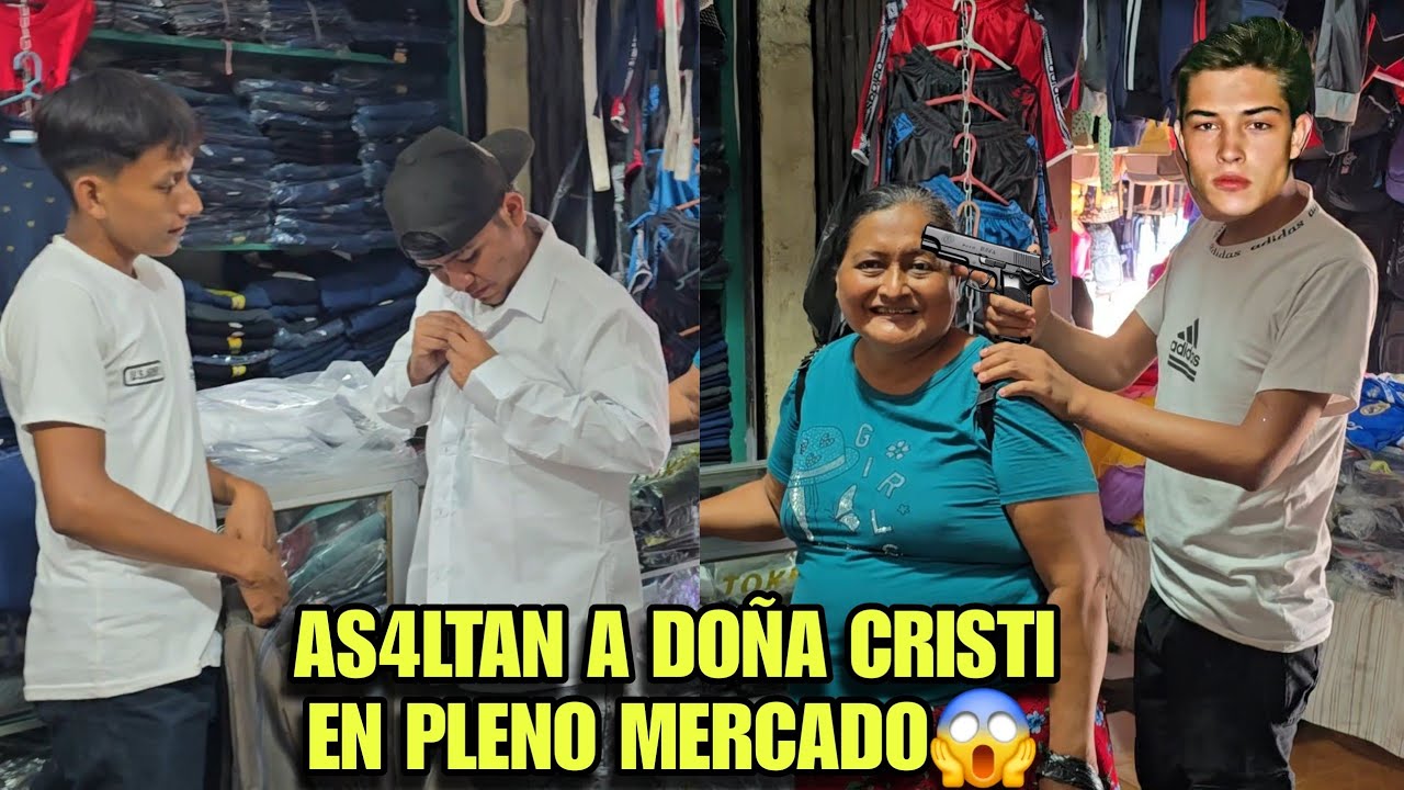 Doña CRISTI Perdio Todo Su Dinero En Este Grsn As4lto, Este Ladr0n Se Llevo Todo Lo Que Cargaba😱