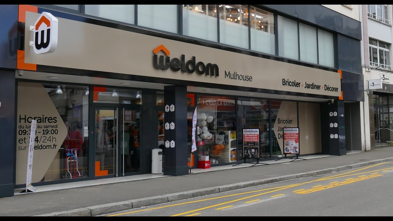 Petite visite en diaporama photos chez Weldom à Mulhouse.